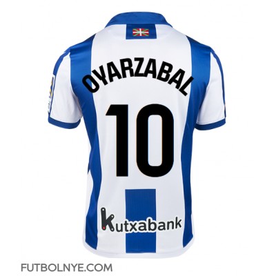 Camiseta Real Sociedad Mikel Oyarzabal #10 Primera Equipación 2024-25 manga corta Camiseta Real Sociedad Mikel Oyarzabal #10 Primera Equipación 2024-25 manga corta